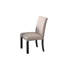 Chaise d'appoint rembourrée (ensemble de 2)