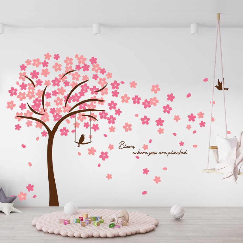 Décalcomanie murale fleur de cerise