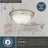 Humayraa Glass LED Flush Mount-2 Pack-121338249