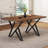Indoor Dining Table With Metal Legs