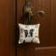 Ornement carré en tissu Border Collie Coffee-2087202729