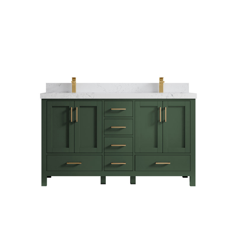 Ensemble de meuble-lavabo double 60 po Malibu