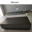 Solid wood multi-level TV stand coffee table
