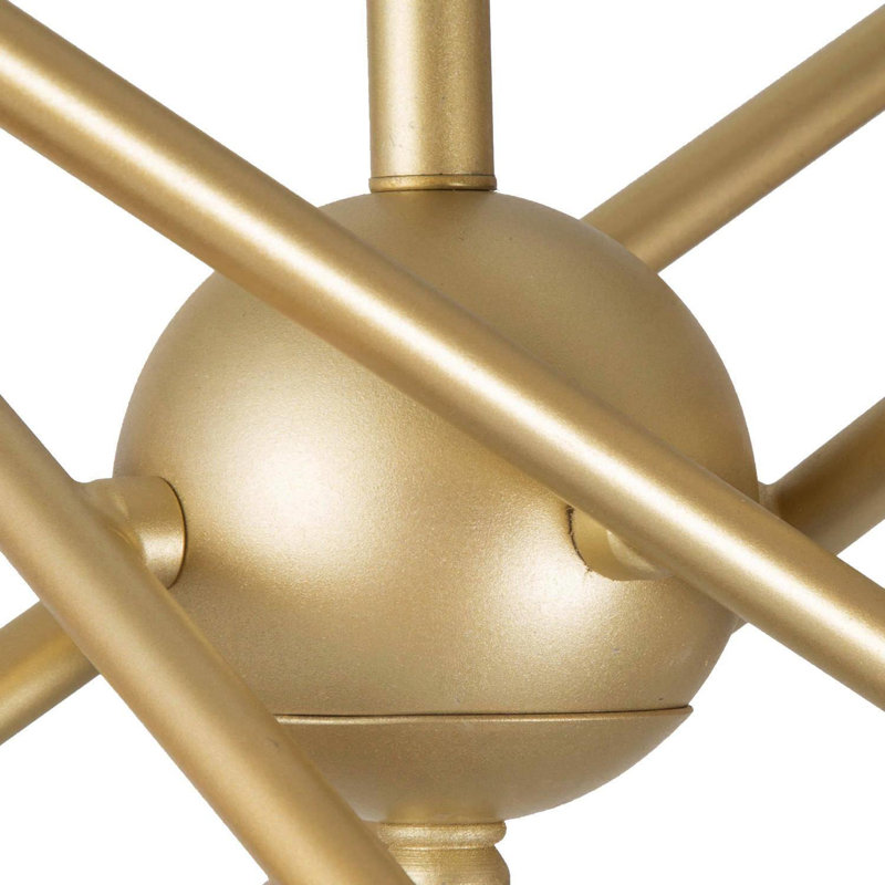 Abbiney 8 - Light Dimmable Sputnik Chandelier