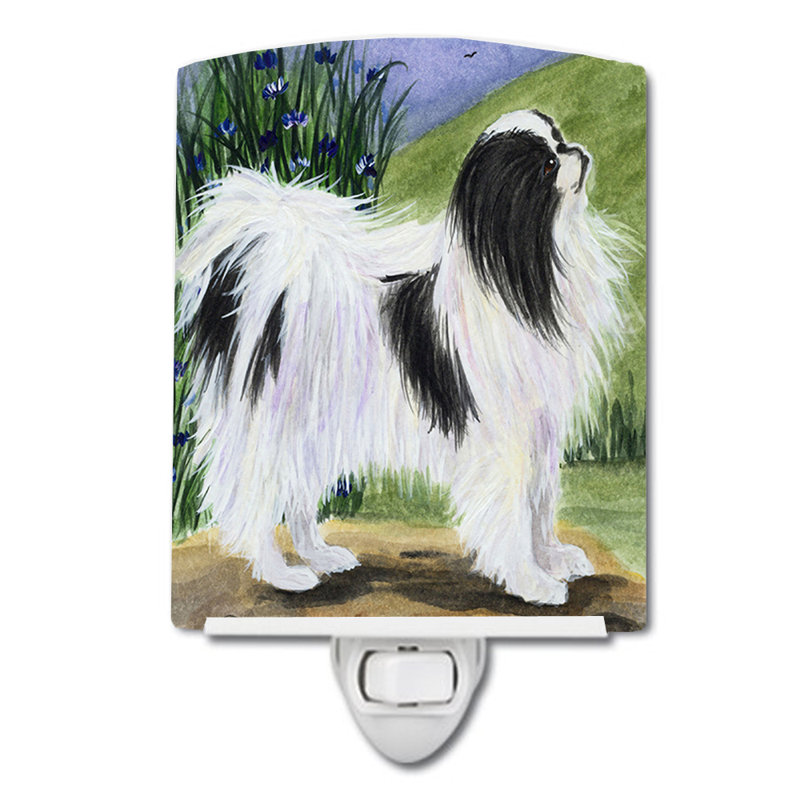 Éclairage pour nuit en céramique japanese chin