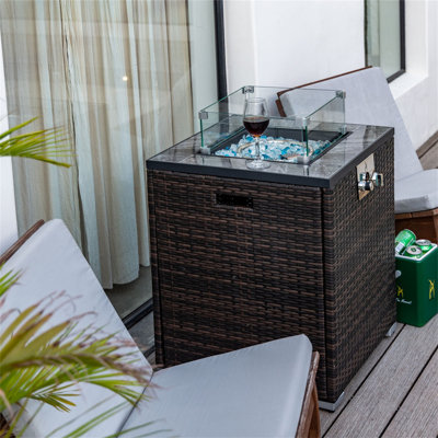 24" Propane Gas Fire Pit Table