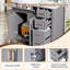 Bathroom Vanity With Ceramic Sink,soft Close Doors,4 Drawers For Storage-1238322900