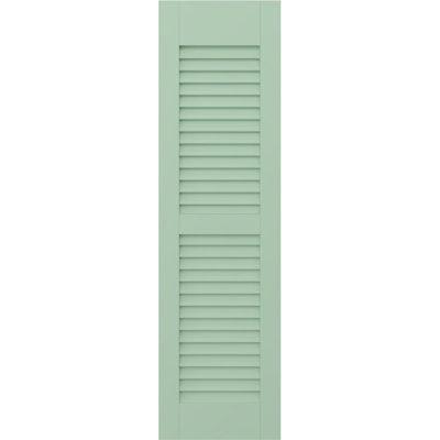 Americraft Two Equal Louver Shutters (Per Pair)