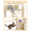Large Cat Tree, 183 cm Tall Cat Tower for Indoor Cats Large Cats, Corner Climbing Tower with 6 Sisal Scratching Posts, 2 Large Platforms, 2 Caves, Hammocks, Stairs-1117010877