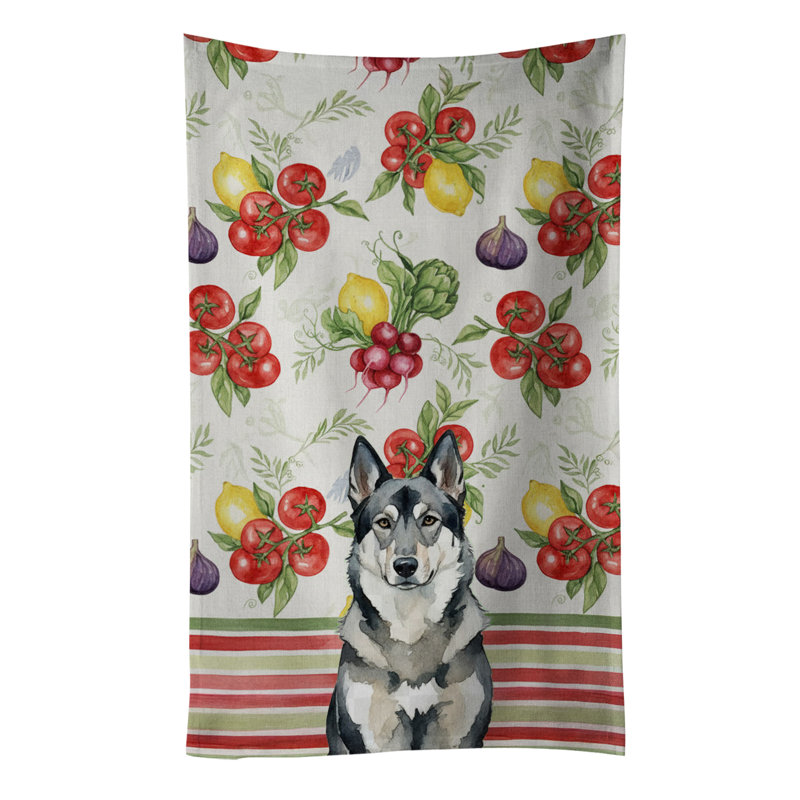 Serviette de cuisine norvégienne Elkhound, Norwegian Elkhound