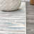 Oritz Abstract Linear Stripe Gray/Blue Rug-2012607988