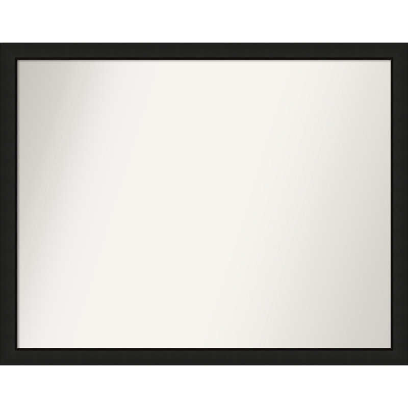 Phil Solid Wood Wall Mirror, Rectangle, 34.25" x 43.25"