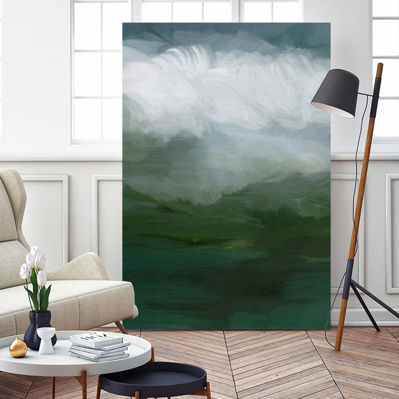 "Rough Seas Oil Panel 3" par Cartissi, H 72 po x l 48 po