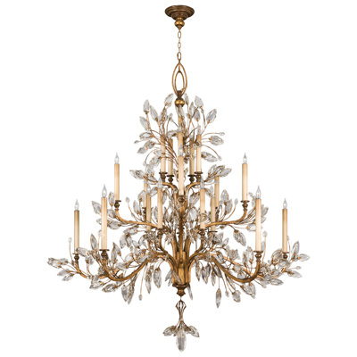 Lustre rond en cristal 75 po Laurel