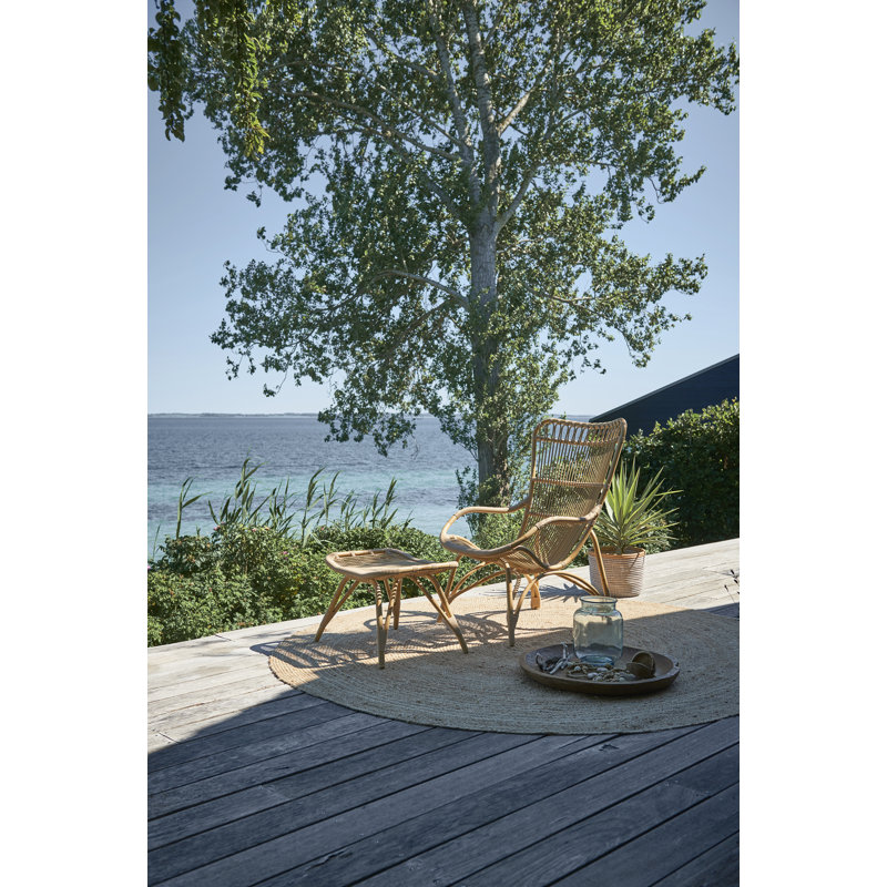 Monet Originals Outdoor Ottoman, Brown