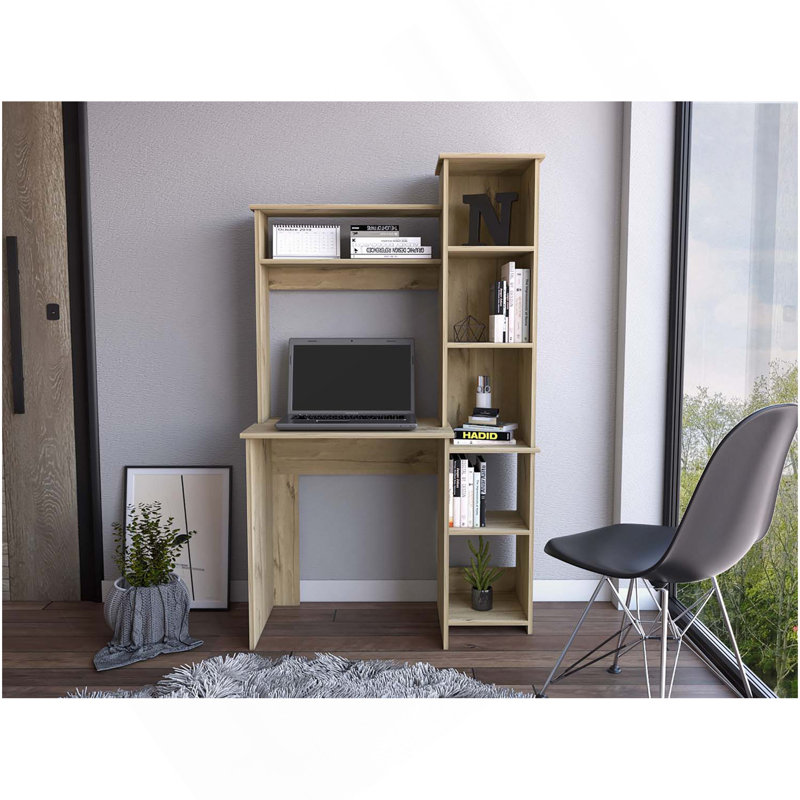Bureau d'écriture Nashville, six tablettes, Beige