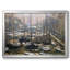 Canal of Amsterdam In Winter, 1874, reproduction d'art sur toile-95889261-95889264