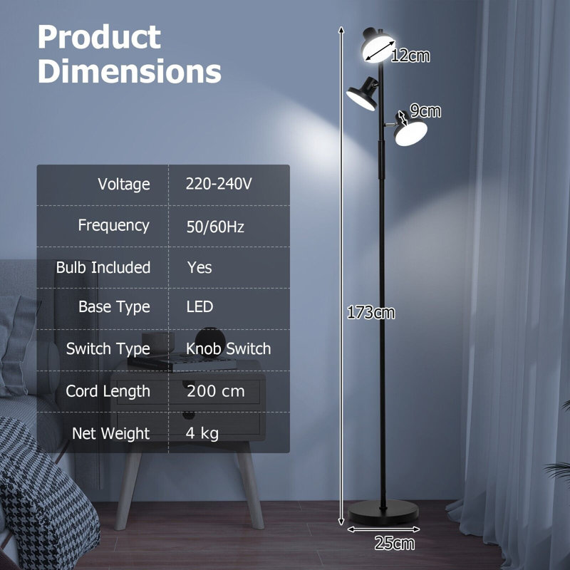 173cm LED Tree Floor Lamp