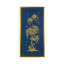 Gold Flowering Tree On Blue B Painting