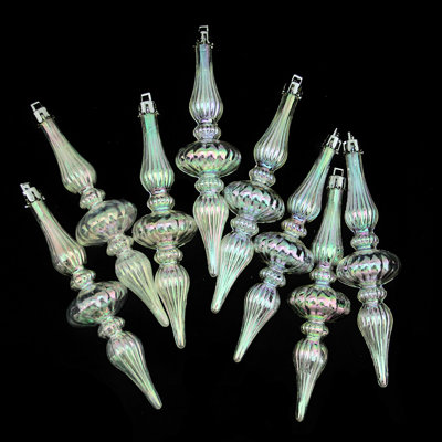 Solid Shatterproof Christmas Finial Ornament