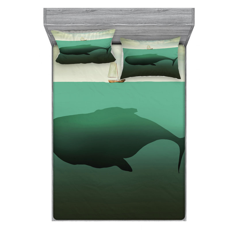 Microfiber Sheet Set, Queen Sheet Set with Fitted Sheet