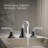 Tone Widespread Bathroom Sink Faucet, Three-Hole Bathroom Faucet with Clicker Drain, 1.2 GPM-70929564
