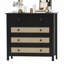 Buffet avec 4 tiroirs, console en bois pour la cuisine, le salon, la salle à manger et le couloir-1737220714