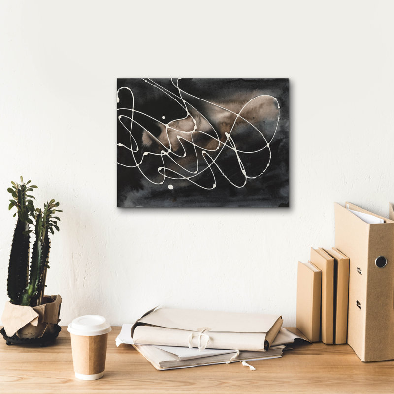 «Midnight Swirl III» par Regina Moore, H 12 po x l 16 po x P 0,75 po