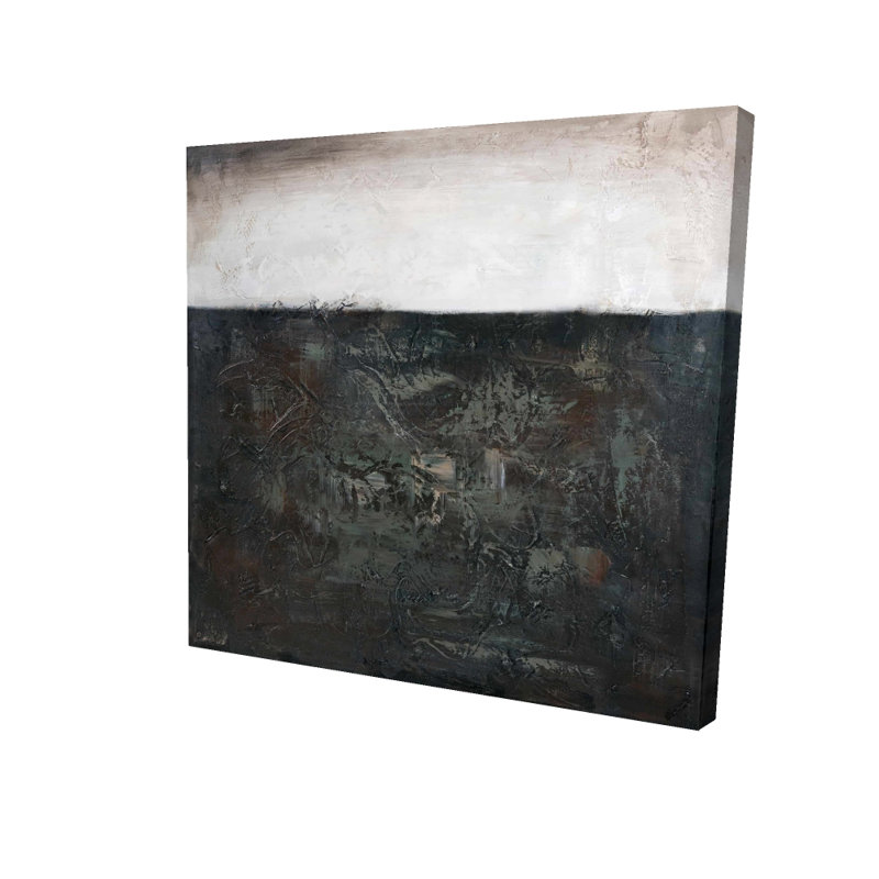 Toile blanche à texture abstraite | Art mural Home Decor
