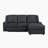 Lashanda 89.5" W Chenille Reclining Sectional with Chaise-479163128