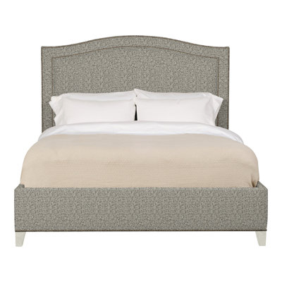 Caroline/Casey Queen Upholstered Low Profile Panel Bed