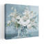«Soft Coastal Blossoms», art mural délicat et contemporain-124291460