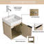Ensemble de meuble-lavabo simple mural 18 po Morandi