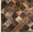 Avahlynn Patchwork Machine Woven Chenille Area Rug in Brown-297831747