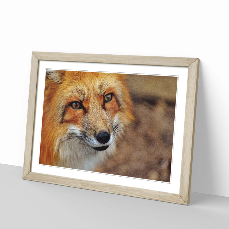 Single Picture Frame Print, Oak