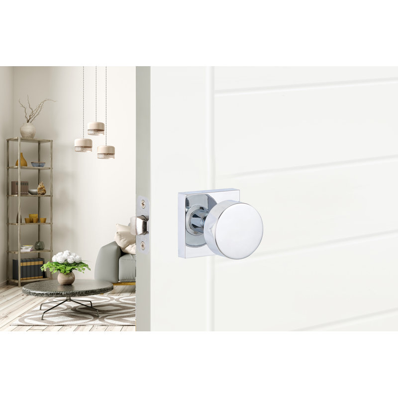 Zurich Square, Polished Chrome, Passage (Hall & Closet)