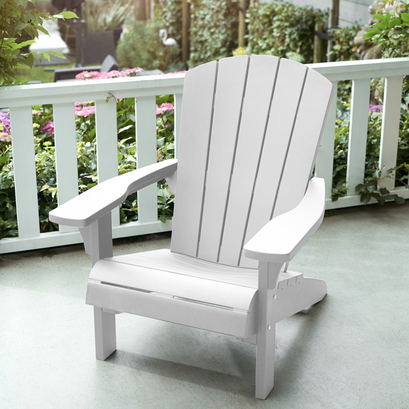 Keter Alpine Adirondack Chair, Vintage Green, 1