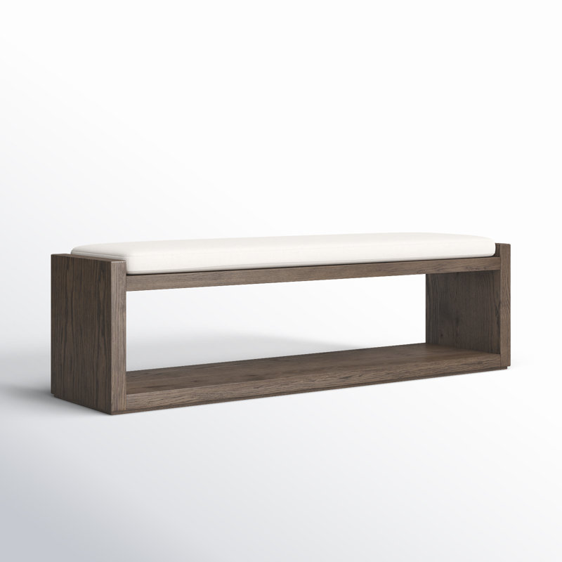 Calypso Upholstered Bench, Ivory