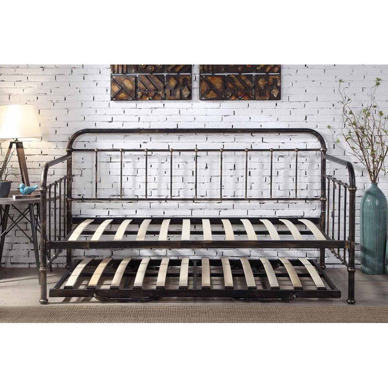 Ivan Daybed with Trundle, Copper, 12cm Memory Foam