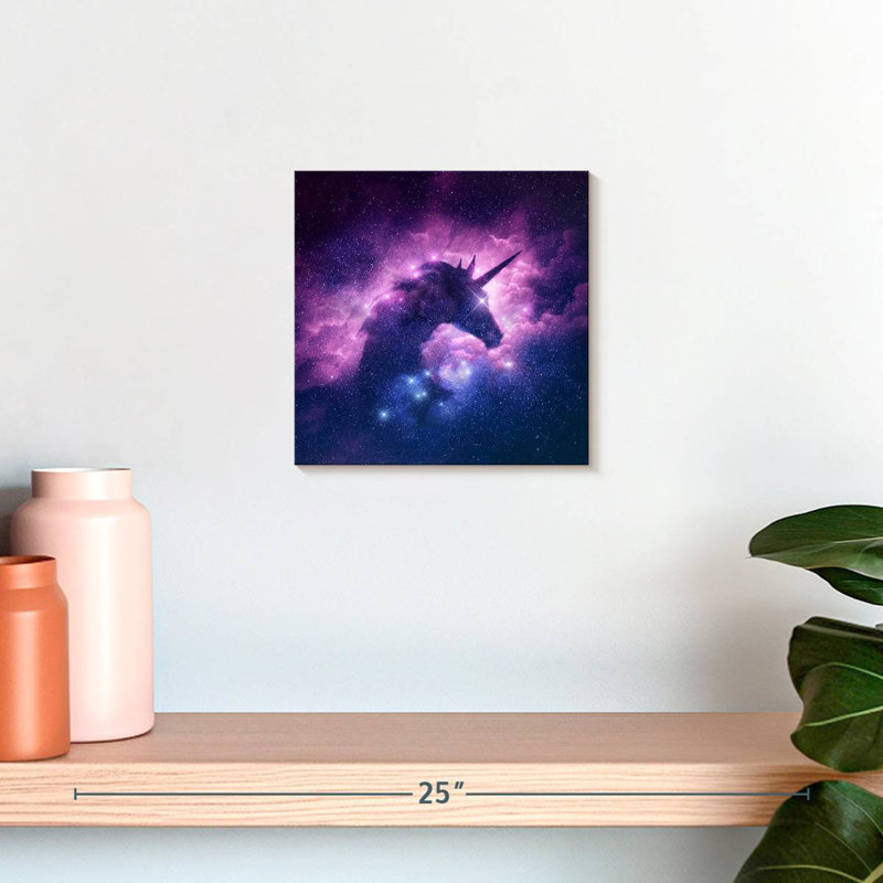 Kelan Unicorn Galaxy, 10" H x 10" W