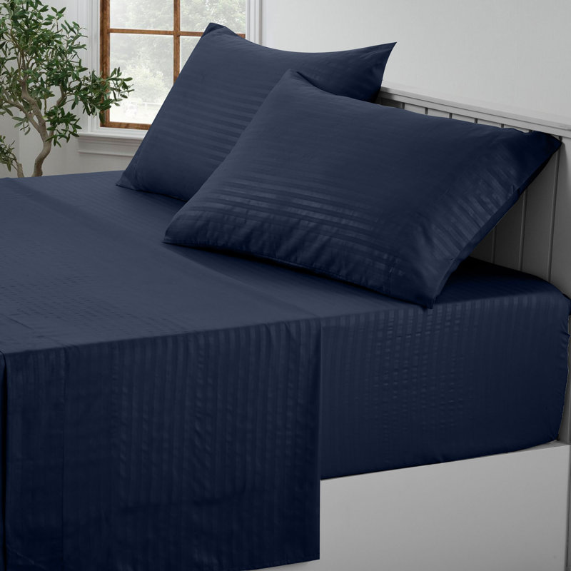 Ensemble de literie en microfibre avec draps-housse et drap-housse Lux Decor Collection, Taie d'oreiller taille double