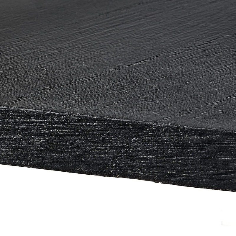 Pyala Solid Wood Bathroom Shelves, Black