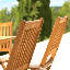 Nayoun 8 - Person Acacia Wood Patio Dining Set with Round Table-896959143-896959142