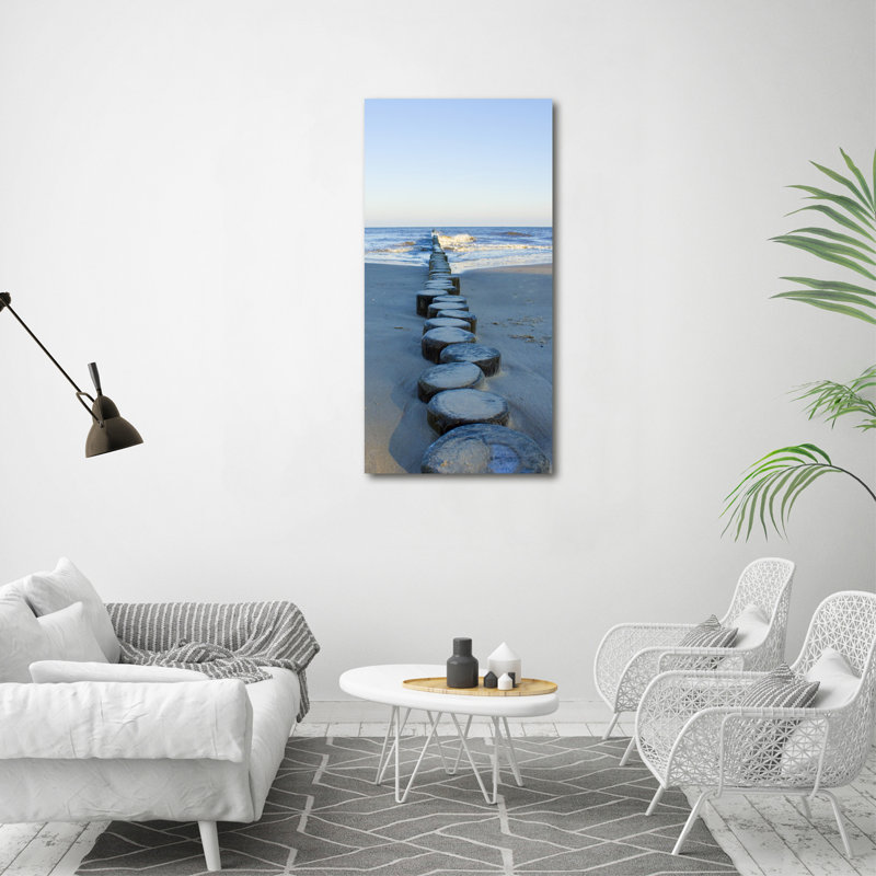Breakwater 1 Piece Wrapped Canvas Wall Art