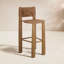 Romona Rattan Weaving Round Outdoor Barstool