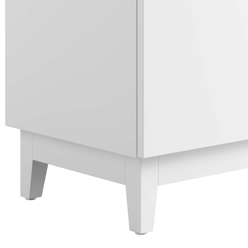 Miles 23'' Single Bathroom Vanity Base Only, White