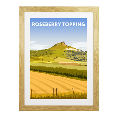 'Roseberry Topping 6' by Richard O'Neil - Print