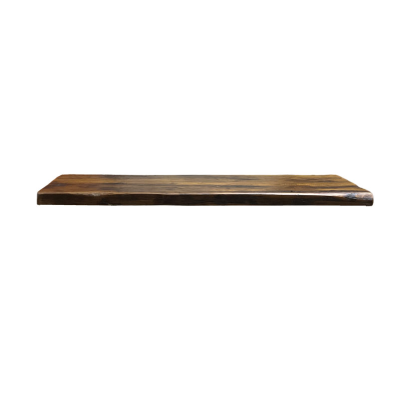 Dessus de banc en bois massif récupéré, H 2 po x l 84 po x P 15 po
