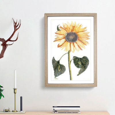 Sunflower by Johan Teyler - Picture Frame Painting Print