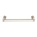 C9D2A689F2D649B9A0251132007CC132 Valera Single Sided Towel Bar, Brass Material, Square Design Profile, 24" Center To Center, Brushed Bronze Finish